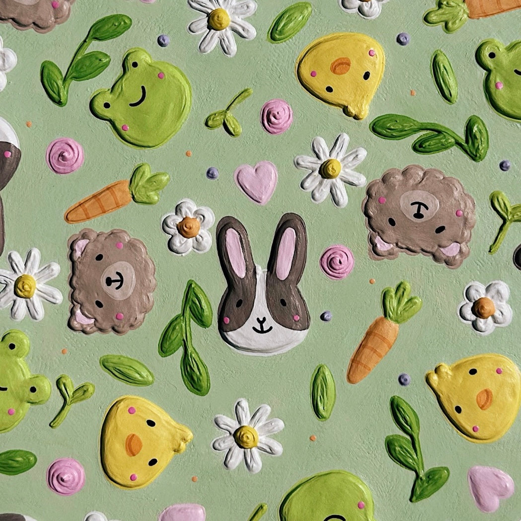 Spring Circle Canvas