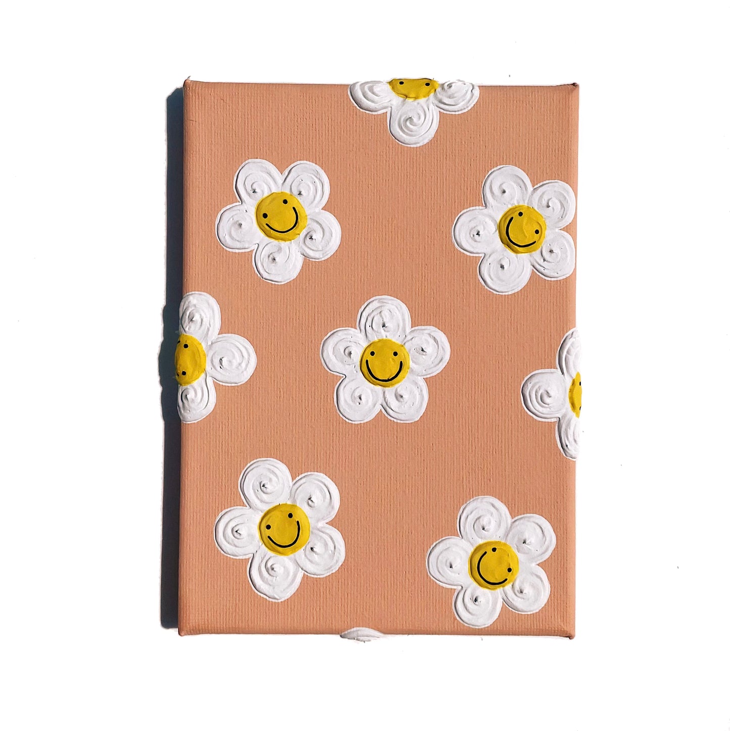 Peach Floral Canvas