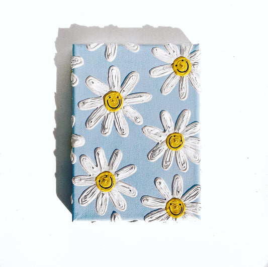 Baby Blue Daisy Canvas