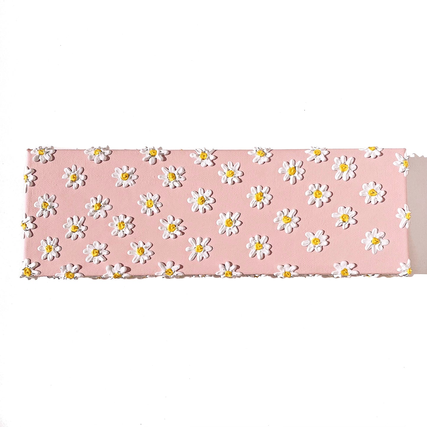 Long Pink Floral Canvas